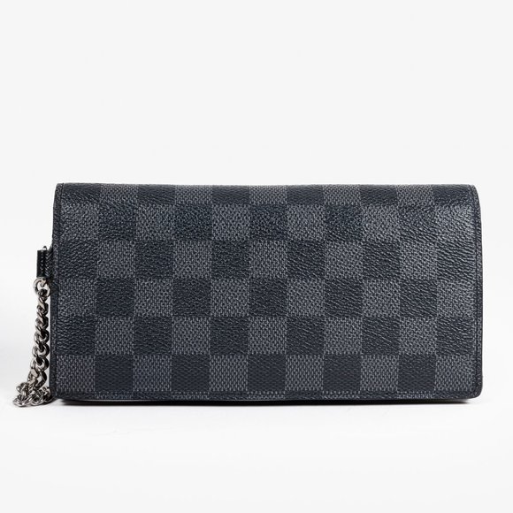 Louis Vuitton Damier Graphite Chain Wallet - Picture 4 of 12